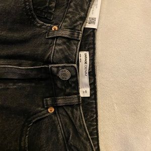 Garage mom black washed jeans *NEVER WORN*